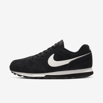 Nike MD Runner 2 Suede - Férfi Utcai Cipő - Fekete/Fekete/Platina